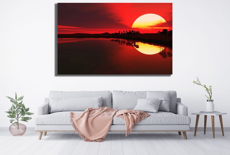 Beautiful Sunset One Canvas - 0039