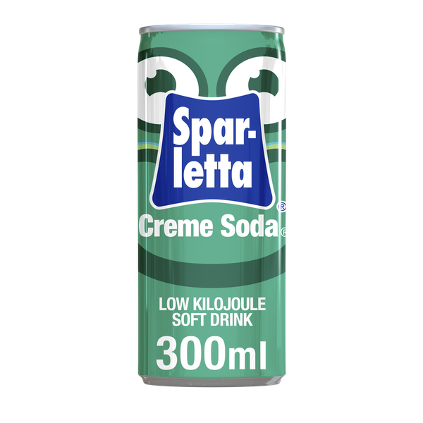 Sparletta Creme Soda Soft Drink - 24 x 300ml