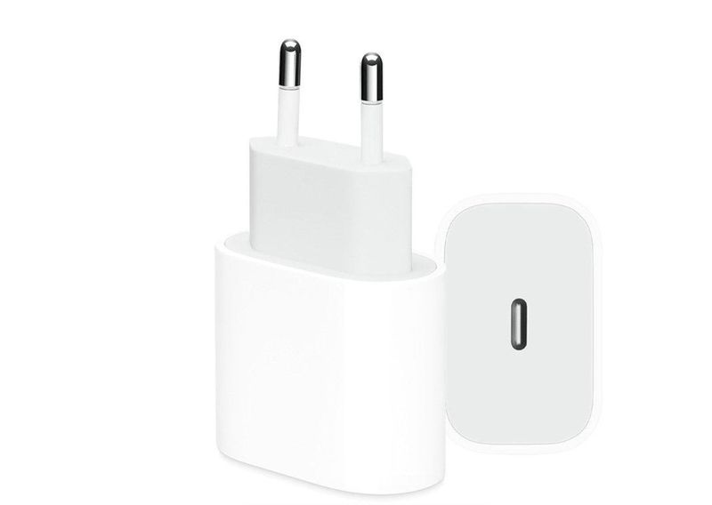 20W USB-C Fast Charging Adapter White for Apple Phones