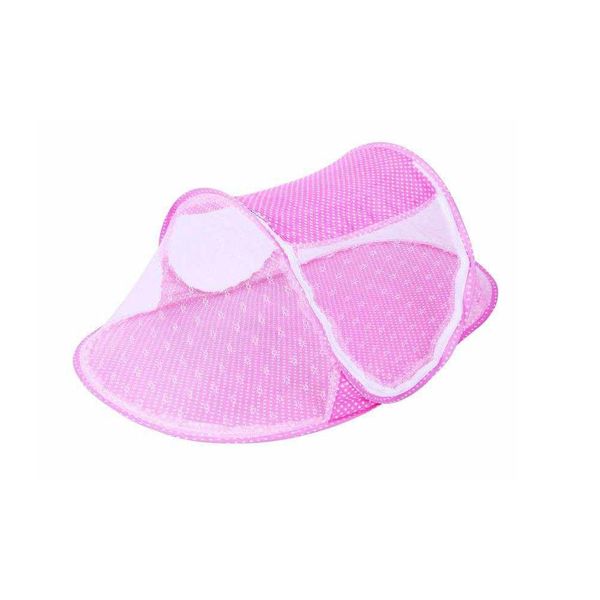 Portable Baby Crib With Netting Bed Mosquito Net - Blue