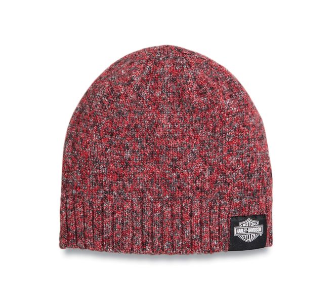 Harley-Davidson Women's Down South Marled Knit Hat Red