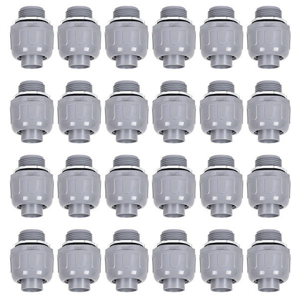 Liquid Tight Connector 1/2 In Non-Metallic Electrical Conduit