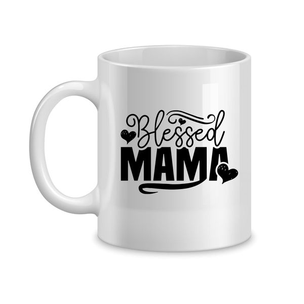 Blessed Mom Coffee Mugs for Mothers Day Graphic Mom Sayings Cups Present061