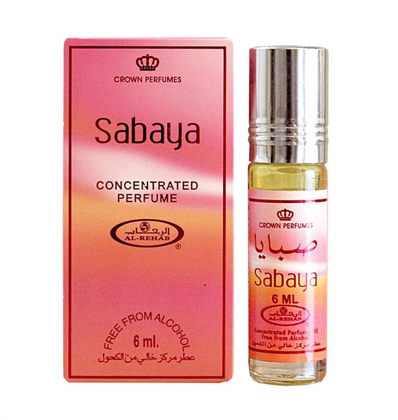 6 x 6ml AL-Rehab Sabaya Concentrated Roll-on Attar Perfume For Women