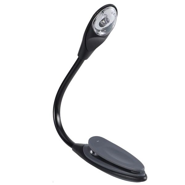 Black Clip OnFlexible LED Mini Book Light