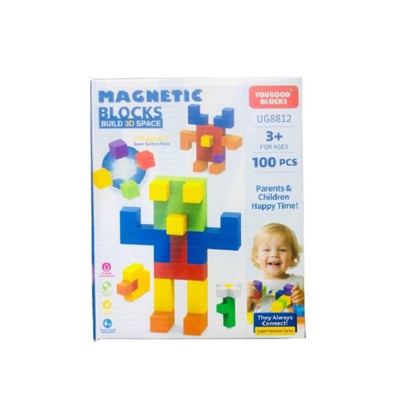 SM Magnetic Blocks Build 3D Space 100Piece