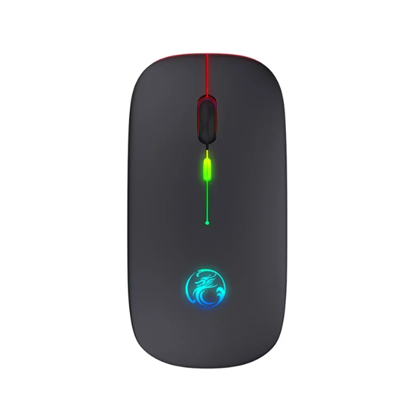 iMICE E-1300 Wireless Mouse - Silent, Rechargeable, RGB Backlit