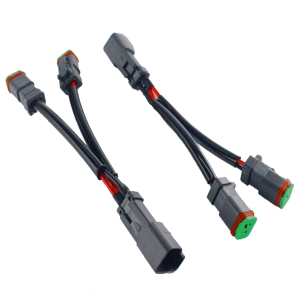 Y Type Leads Deutsch Dt Dtp 2 Pin Socket Adapter Compatible with Universal