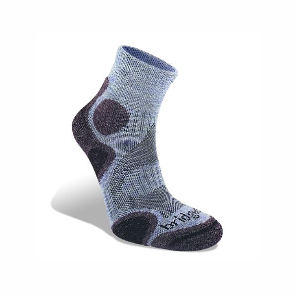 Bridgedale Trail Diva Womens Sock - Natural/Blue