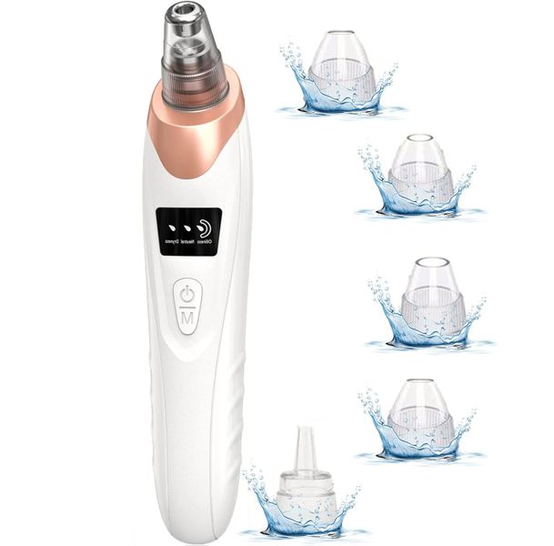 Blackhead Remover Pore Vacuum,Facial Pore Cleaner-5 Suction Power,5 Probes