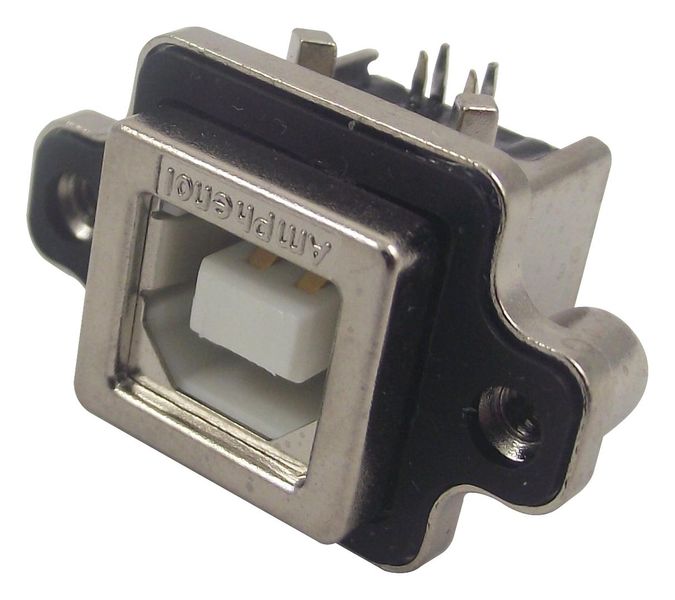 Amphenol Communications (MUSBD11130) USB Connector, USB Type B, USB 2.0