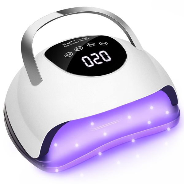 LED Nail Lamp 220W for Gel Nails Fast Curing Dryer