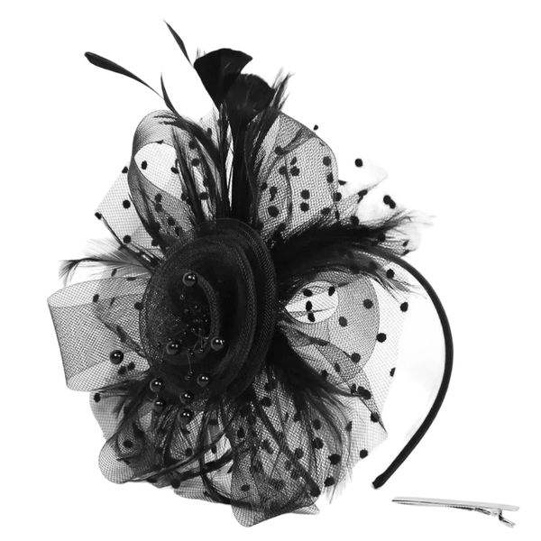 Fascinator Cocktail, Tea Party, Funeral or Wedding Elegant Fedora Hat
