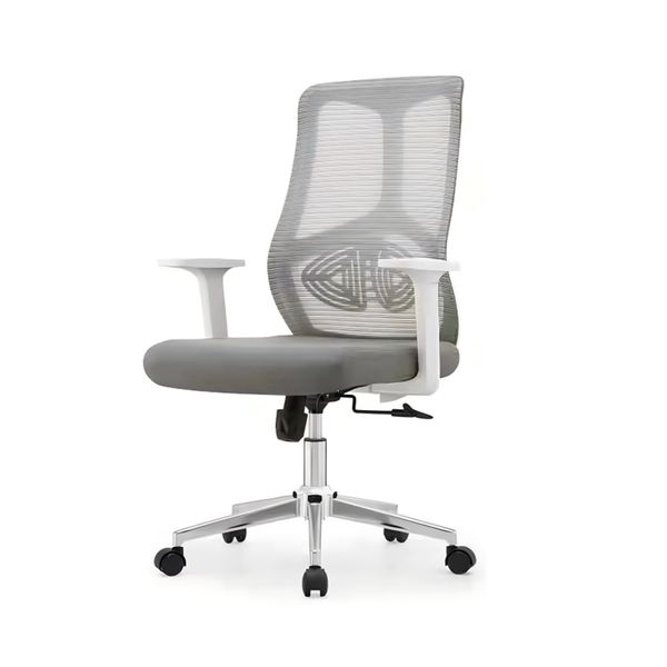 Mid-Back Mesh Office Chair- Grey