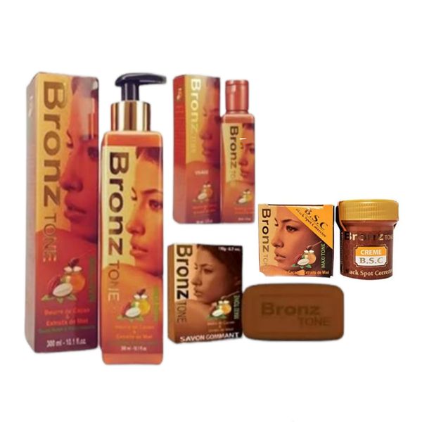 Bronz Tone- Soap, Clarifying Milk, Serum &amp; Black Spot Remover
