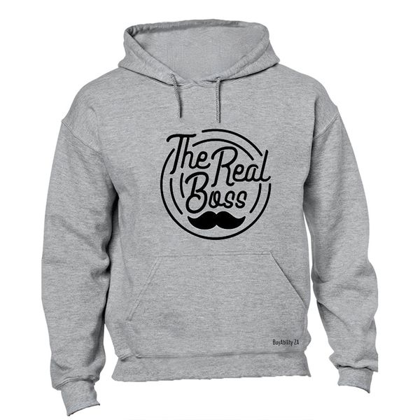 The Real Boss - Mustache - Hoodie