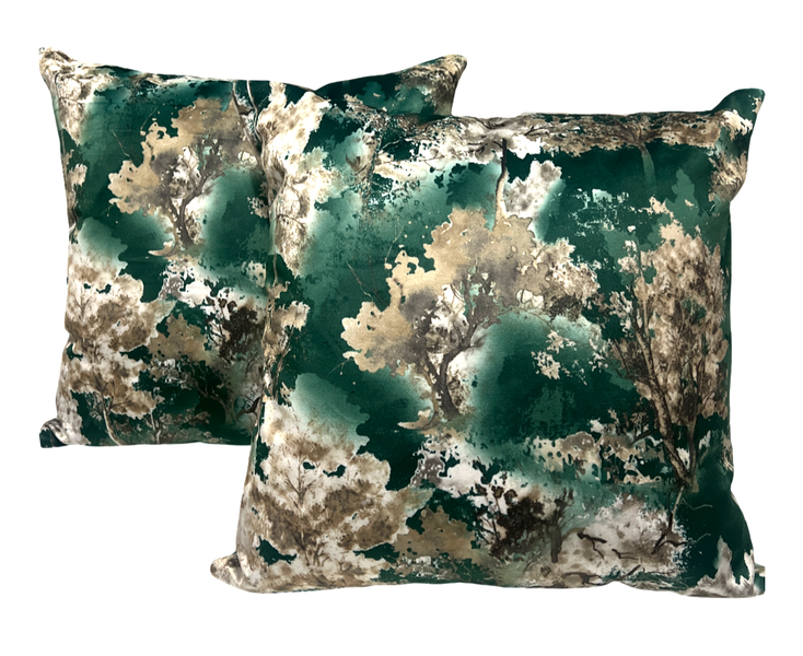 Willow Trees velvet scatter cushion set-2