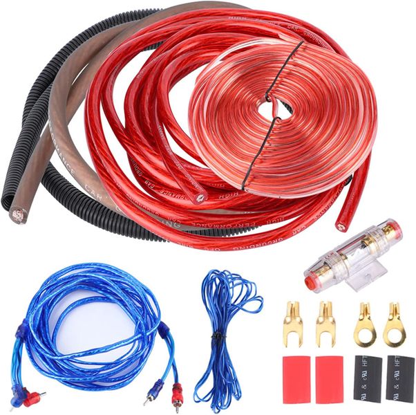 Amplifier Installation Kit, Car Audio Wire Wiring Subwoofer Speaker Cables