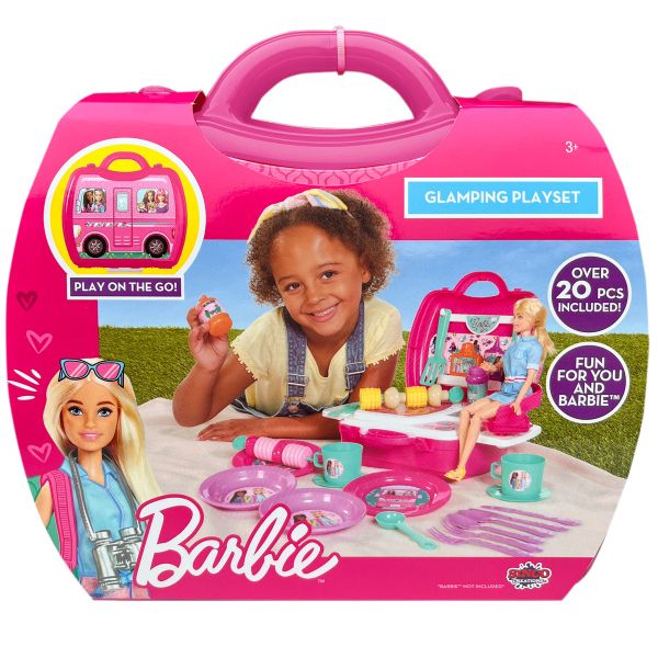 Barbie Glamping Playset Pk6