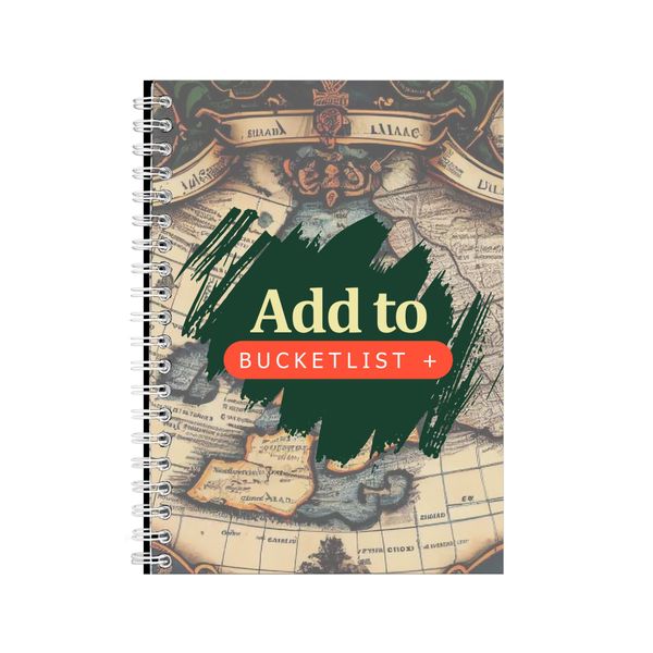 Bucketlist A5 Notebook Spiral and Lined Travel Graphic Notepad Present 103