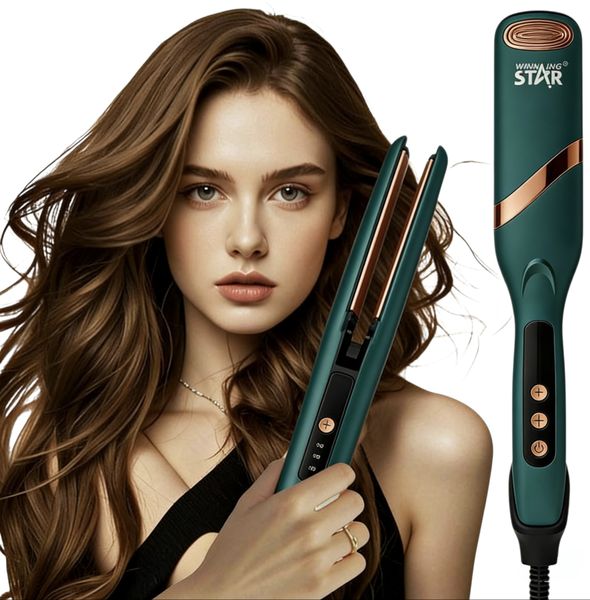 Winningstar Smart Hair Curler - Emerald Green Double Barrel Hair Waver