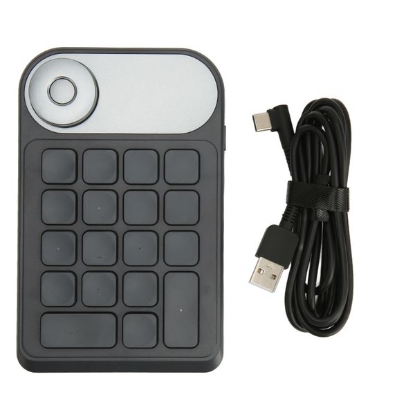 Custom Keypad Drawing 18 Key Wireless Ergonomic