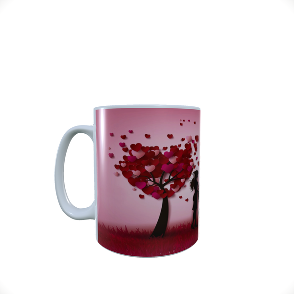 Valentines Day - Heart Tree - Aesthetic - Coffee Mug