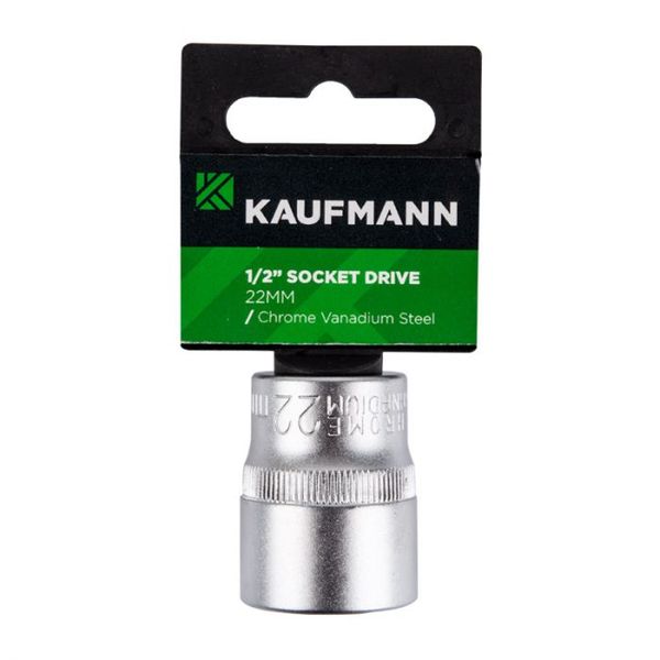 Kaufmann - Socket 1/2" Drive 22mm - 3 Pack