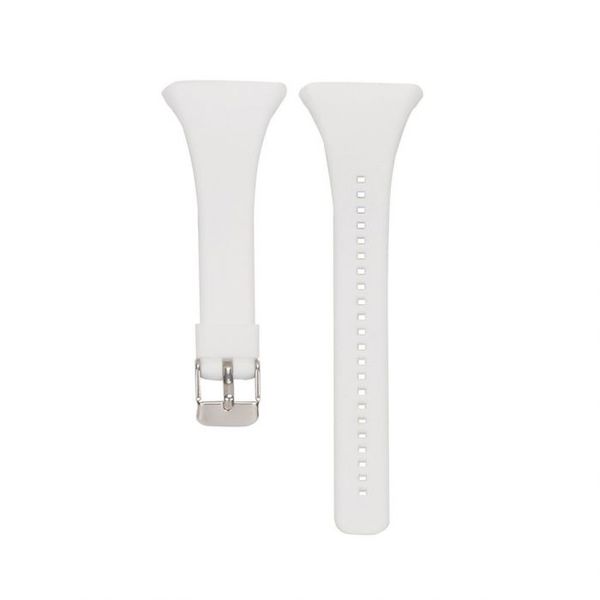 Silicone Strap Compatible with Polar FT4/FT7 - White