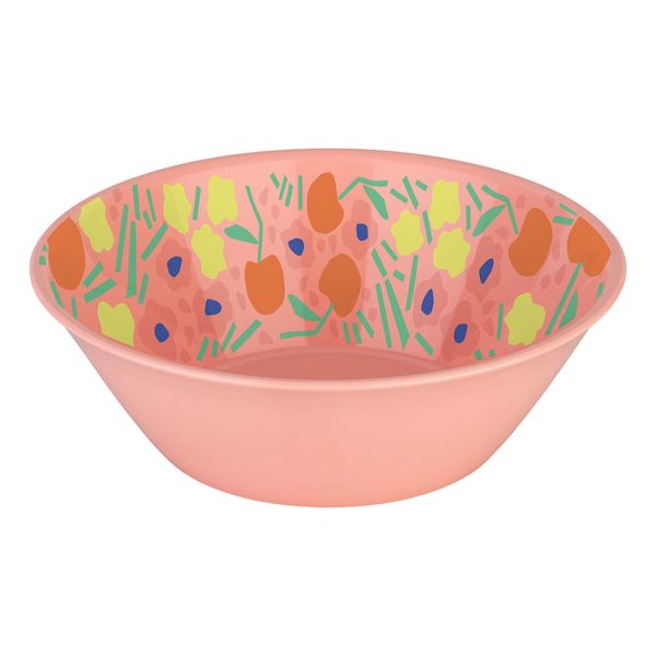Koziol Nora Bowl Stripes Medium - 700ml - Sweet Pink