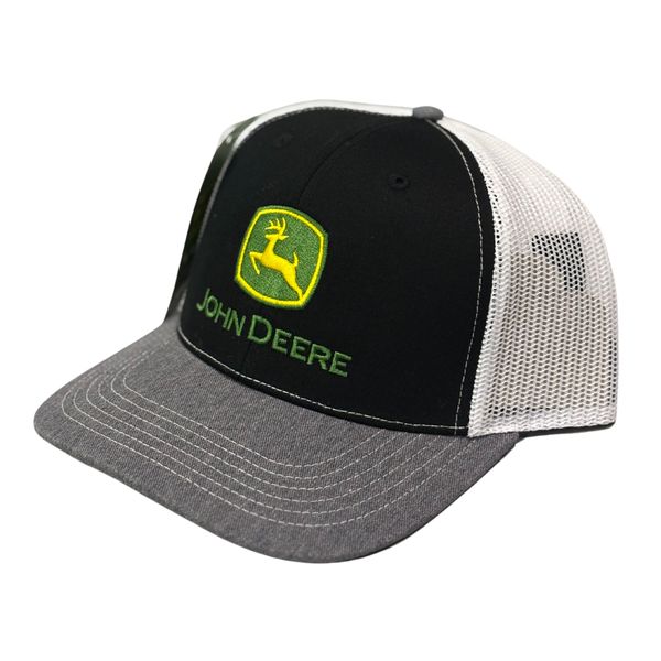 John Deere Green and White Mesh Cap - Adult