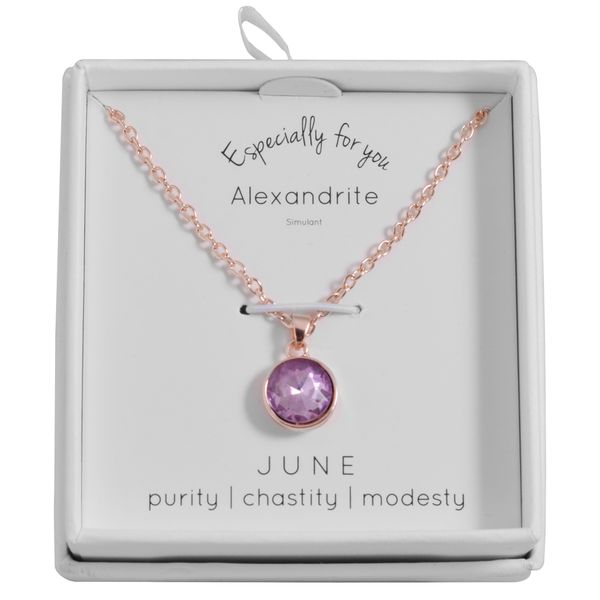 Urban Muse Alexandrite Birthstone Pendant - Ladies