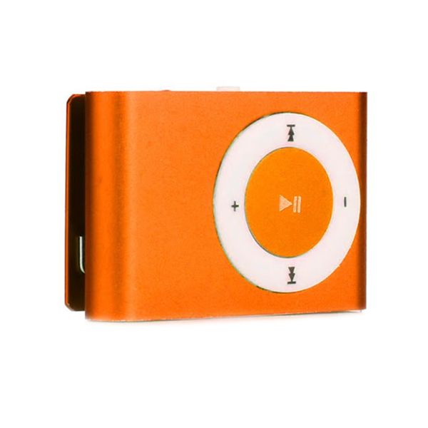 Mini USB Clip MP3 Player Orange