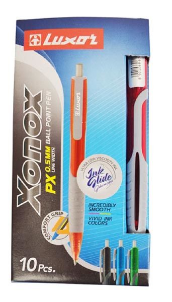 Luxor Xonox - III Ball Pen Red 0.7mm (1853G) 10Pcs.