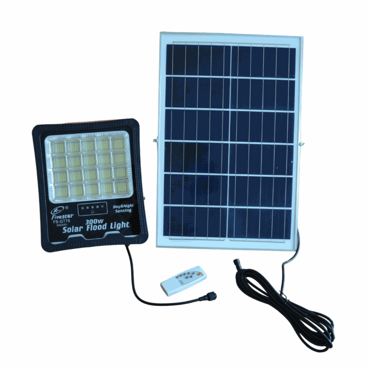 300W LED Solar Flood Light & Solar Panel | Shop Today. Get it Tomorrow ...