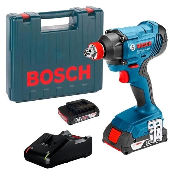 BOSCH - Cordless Impact Wrench Including 2 x Batteries and 1 x Charger