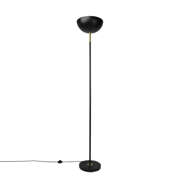 Floor Lamp E27x2 Metal Matt Black