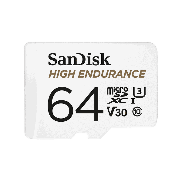 SanDisk High Endurance 64GB MicroSDXC Class 10 Memory Card