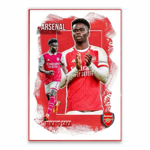 Bukayo Saka Arsenal Poster - A1