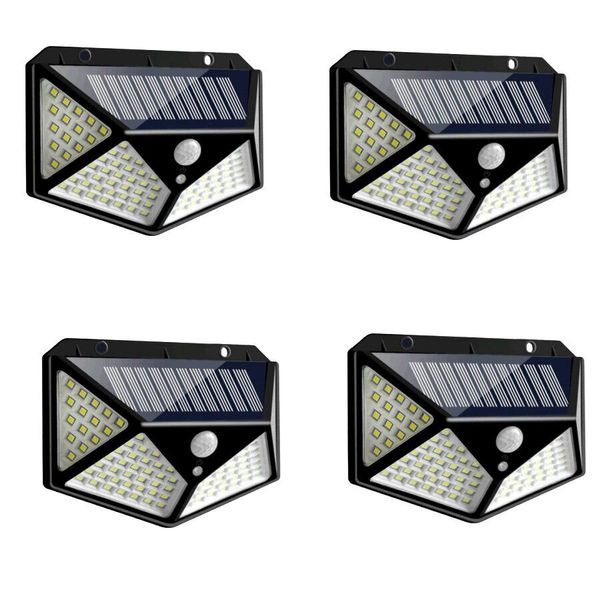 4PCS 114 LED Outdoor Solar Wall Lamp-SH-114