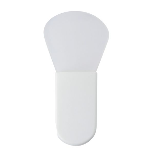 Shovel-Shaped Silicone Facial Mask Applicator Spatula - White