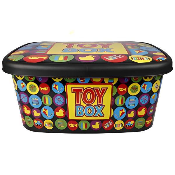 Decorated Toy Box Storage for Kids