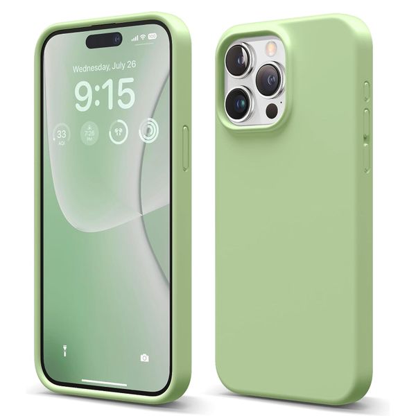 Slim Soothing Protective Silicone Case Compatible For iPhone 15 Pro Max