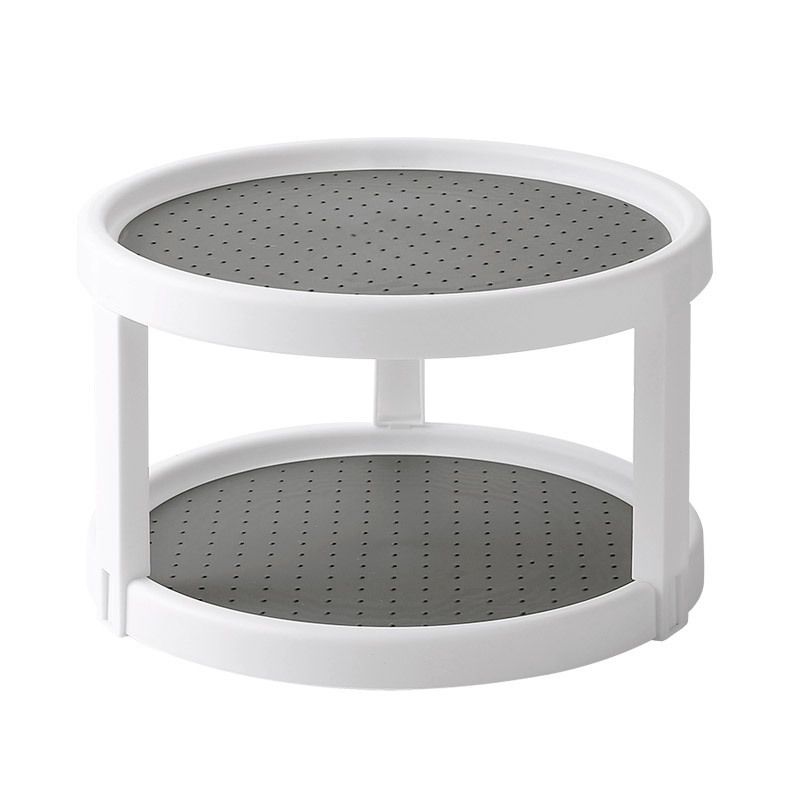 Grey Two tier Lazy Susan Turn Table Organiser Shop Today. Get it