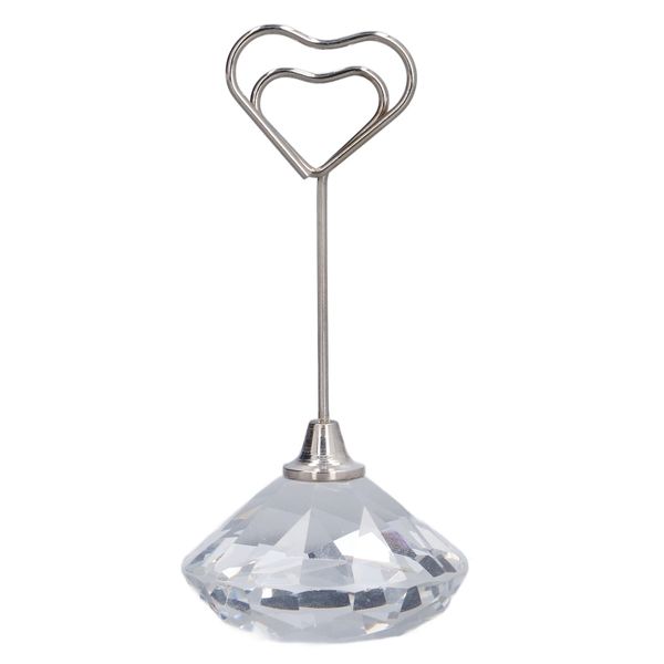 Heart Place Card Holder Stable Metal Table Decor