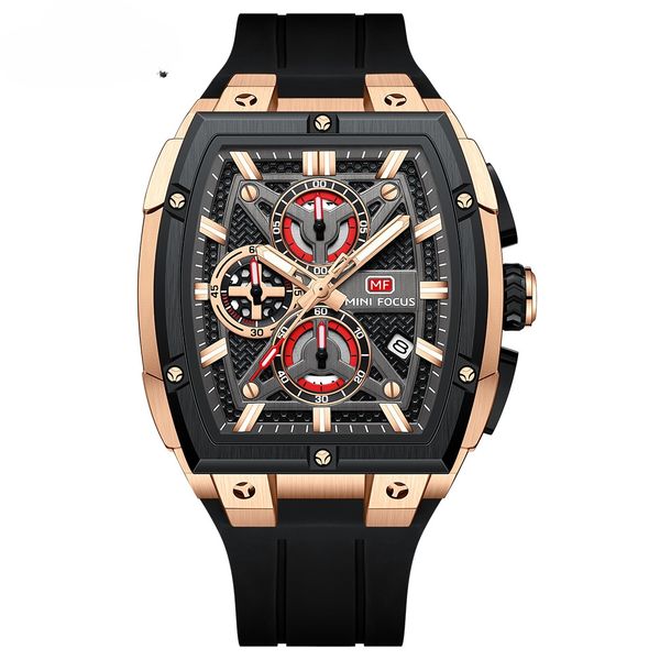 Men's Outdoor Style Tonneau Watch