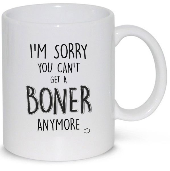 U can't get a boner-Mother's day-Father's day-Valentines-Christmas Mug