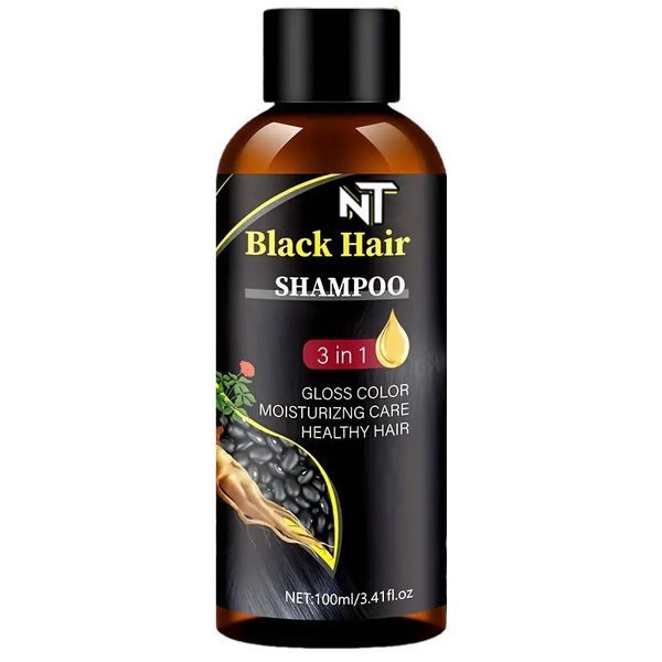NikaTec 3 In 1 Black Hair Shampoo