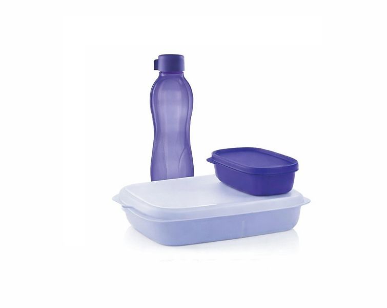 Tupperware Slimline Luncher , 120ml Lunch Inner and 750ml Eco Bottle Set