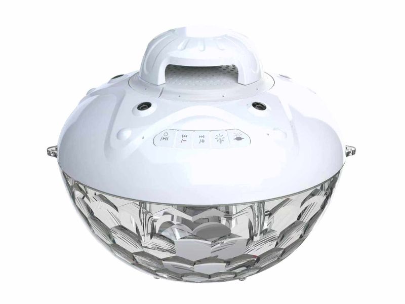 AquaBeat Floating Pool Speaker with LED Fountain
